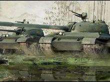 chinese tank wall paper