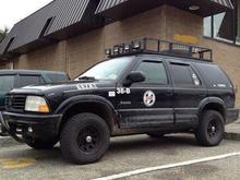 2000 Oldsmobile Bravada ZOMBIE_MOBILE Rough Country 2.5 Suspension Lift Kit
