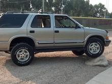 Day after lift and tires were put on