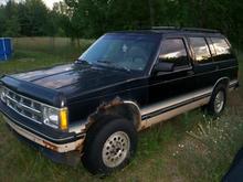 the blazer i bought for parts