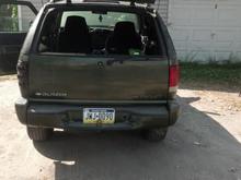 Tail light in the left of the pic tinted.