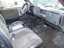 glove box hanging in there :P