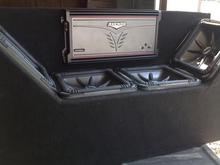 4x solobaric 12s and a 1500.1 kicker mono amp in back of 2004 explorer.