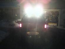 Rear lights on blazer (too bright for my camera but they help when backing up on a trail at night... or to get those tailgaters to back off)