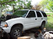 Wifes Winter Truck A 1998 Olds Bravada 4.3 AWD  SmartTrak. Tan Leather Heated seats. Had Engine out And Trans. Time for a Rebuild.
