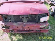 I found the pic of what she looked like when I went to pick her up. Except the deflector was gone