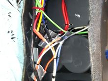 Underside of the center console