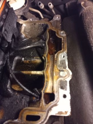 Driver's side intake manifold.