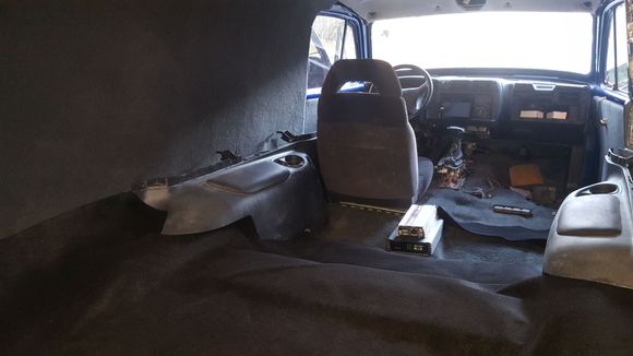 ive cut the holes and slots for the blazer plastic to fasten as factory install