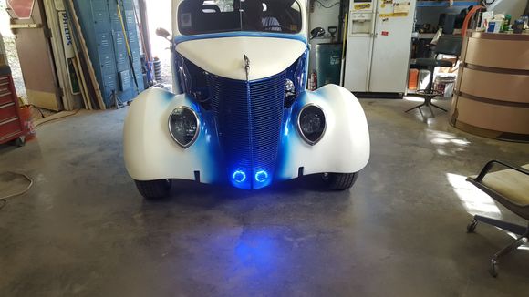 firewall and grill painted, jammed the rest for future completion after body work ....hope you guys enjoyed the very brief overview of this one.  lots of pix during the restomod project