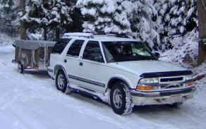 My current Blazer out during elk hunting season. This was before I did the suspension lift.