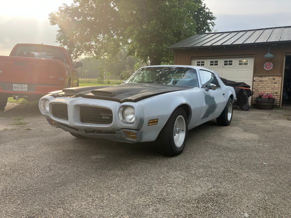 My dream car, a 1973 Firebird. I couldn’t find a T/A that my wife would let me spend that much money on, Lol! 