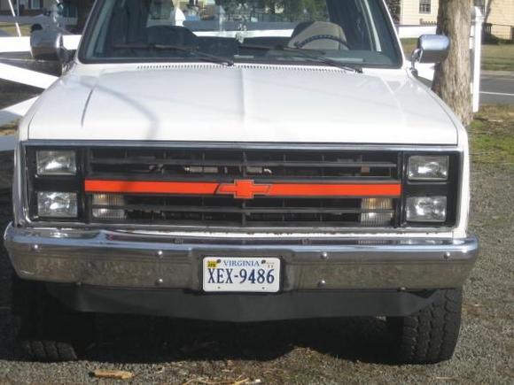 88 GRILL BOWTIE ORANGE