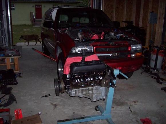 4.3 Partially re-assembled