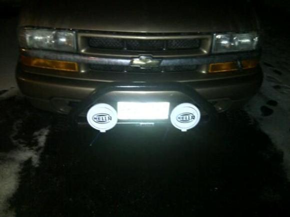 Westin bar and Hella lights test fit