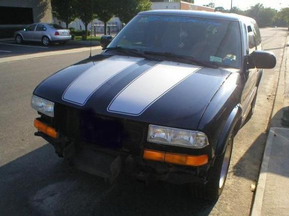 Bumper and spoiler taken off to be painted