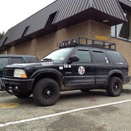 2000 Oldsmobile Bravada ZOMBIE_MOBILE Rough Country 2.5 Suspension Lift Kit