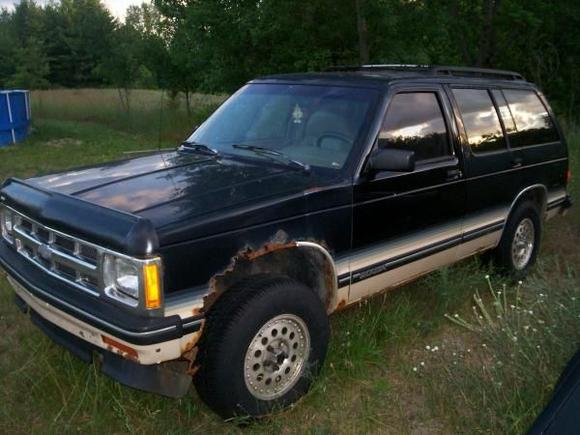 the blazer i bought for parts