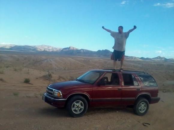 me blazer apex made the climb sept 2014