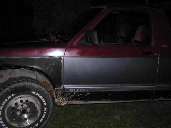 the blazer the day i got it.
