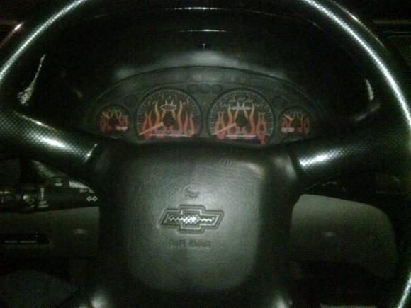 nu image flame gauges n grant carbon fiber steering wheel