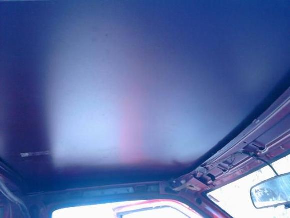 Roof above driver and passenger
