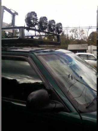 DLLA's in front...BIG BOYSSSSS, oh and vent visors added too :P