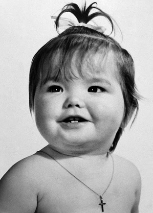 Björk when she was a baby.