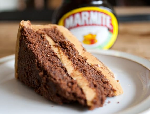 Chocolate and Marmite cake