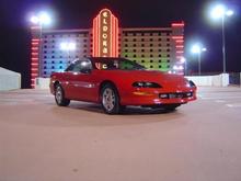1995 Camaro Z28 in front of Casino
