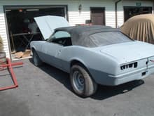 this is the camaro waiting for sanding