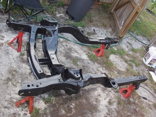 the cleaned up subframe