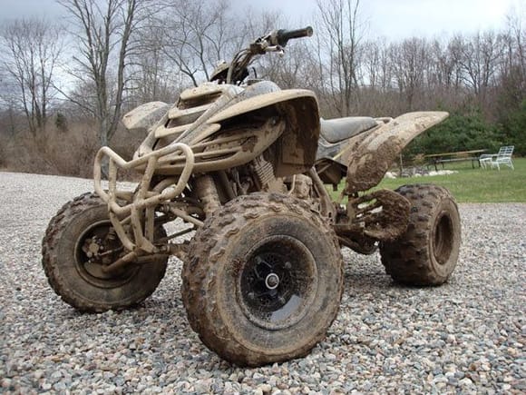 Got kinda muddy after riding an mx track in pouring rain