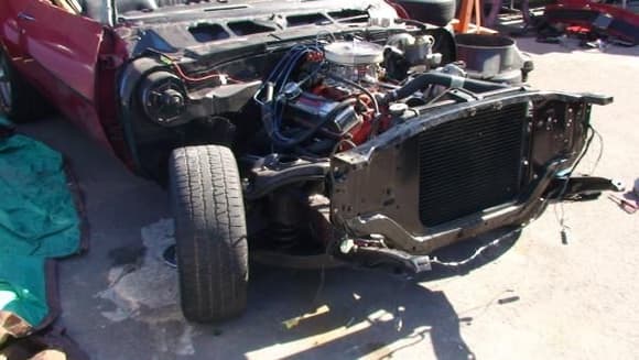 Front clip removed