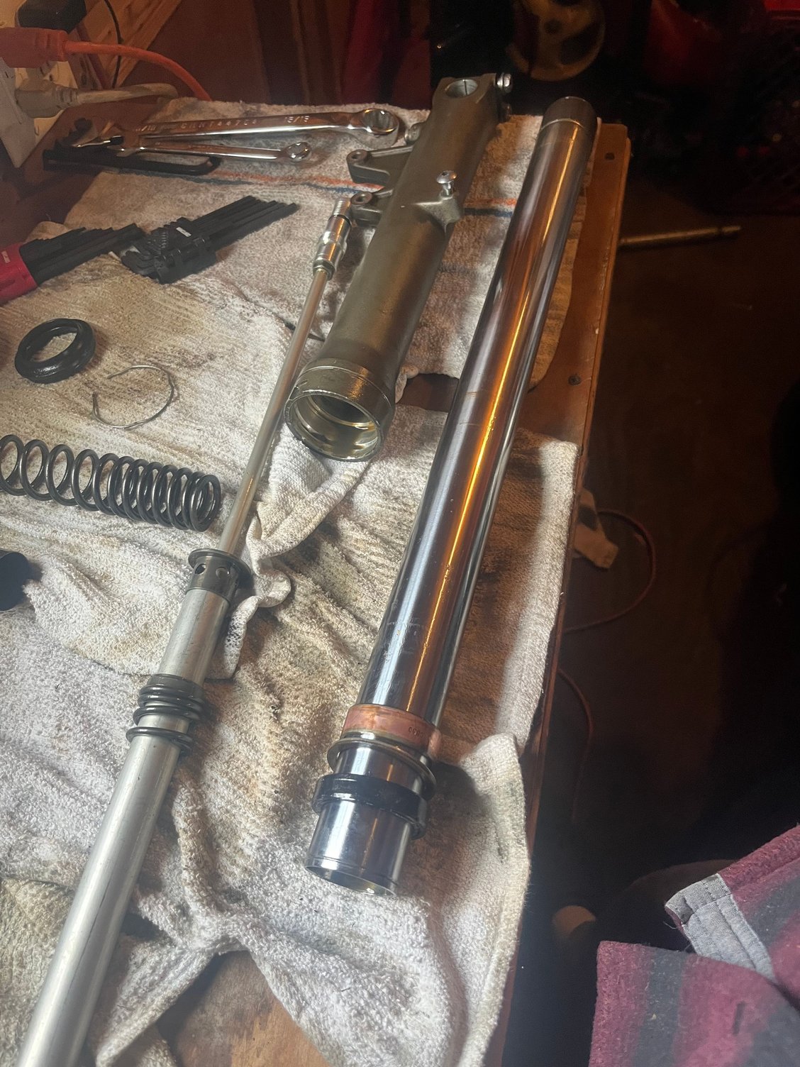 spare forks getting rebuilt and put in soon 