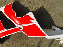 Lower left fairing is all i have left in fairings