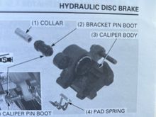 This is the rear caliper hence the front calipers were without reference photos.  