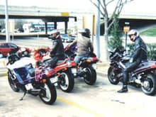 gettin ready to ride with friends 1995