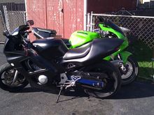 My CBR F3 with her Ninja brutha from anotha mutha