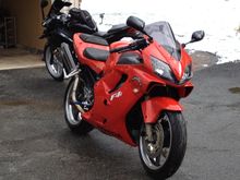 Mine and My son's CBR250r Bikes, preparing for riding season 2013