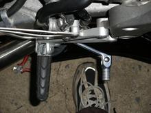 New, foldable brake pedal