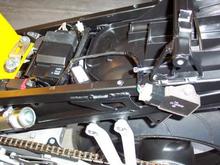 Another pic of how I rerouted the ECU &amp; rectifier.  I bolted the rectifier to the same spot as where the F4i rectifier mounts.