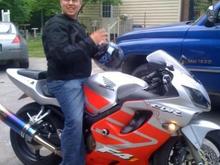 my brother after riding my CBR he felt the power and loved it
