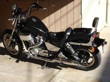 Honda VT700 was a great cruiser and first shaft driven bike. Bought for father to ride.