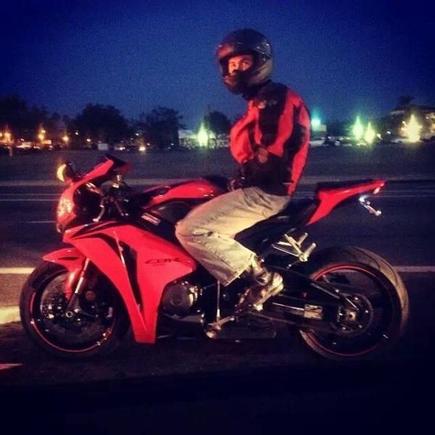 My new CBR 1000 RR, well new to me