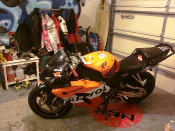 1/2 the garage