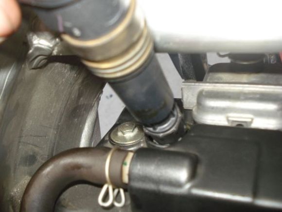 firing connector going into over the plugs