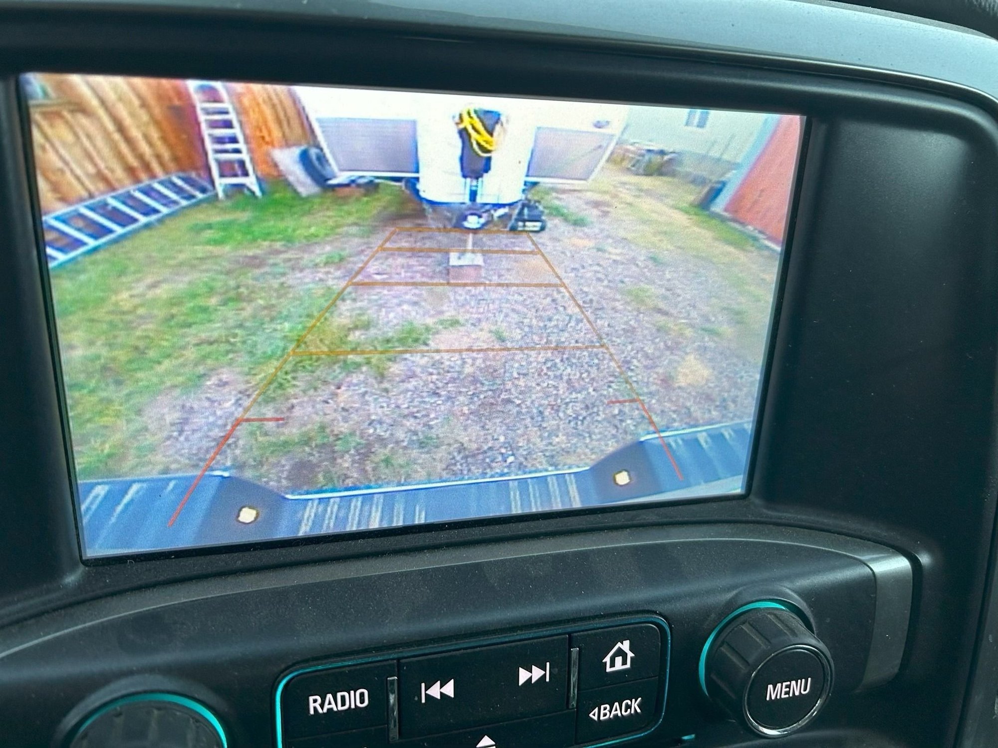 daytime view of screen
