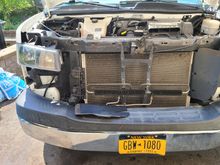 The part in the van, just below and to the right 