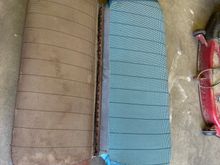 I need help to identify the BROWN rear bench seat. I know that the blue one is from a 1960 Chevrolet 4 door post. I just bought the brown one and I don’t know what car it comes from.